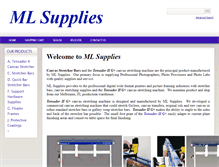 Tablet Screenshot of mlsupplies.biz